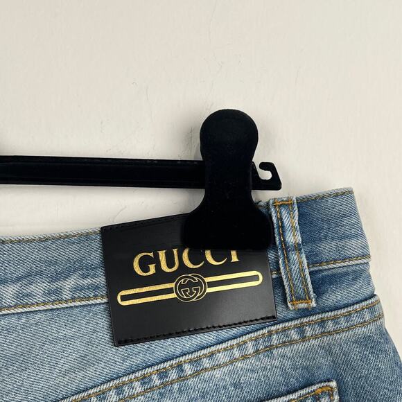 NWT Gucci Donald Duck Denim Shorts Size 38 - Picture 9 of 15